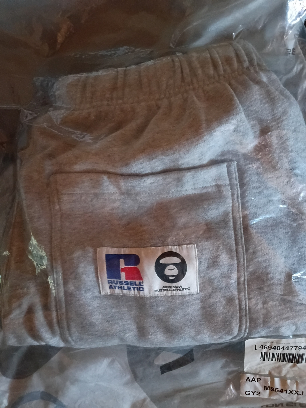 Russell Athletic Men's Gray Sweatpants Joggers
